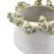 8&#x22; Multicolor Stoneware Planter with Frog Figurine Rim